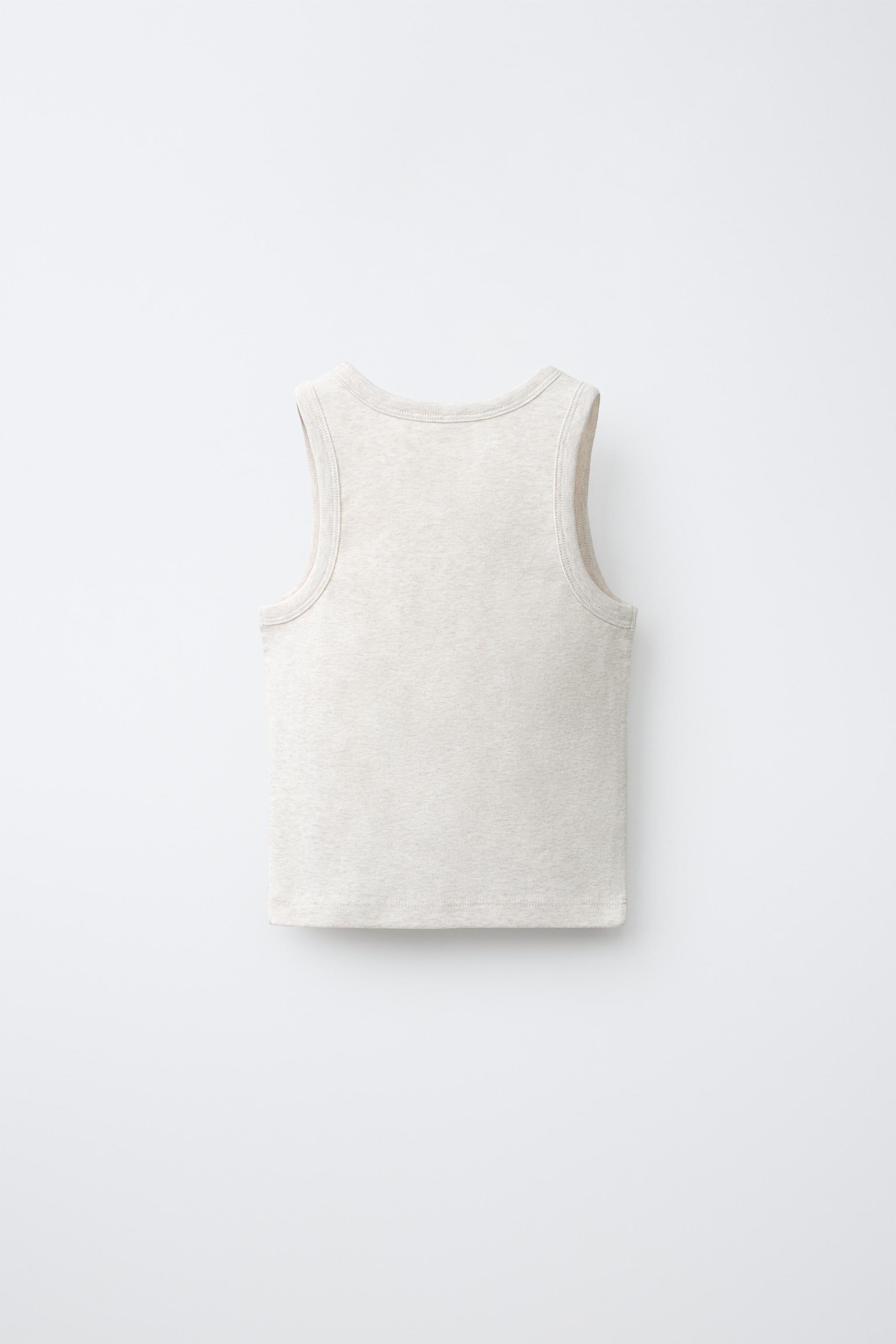MELANGE RIB TOP